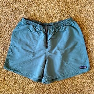 Bluish green Patagonia shorts